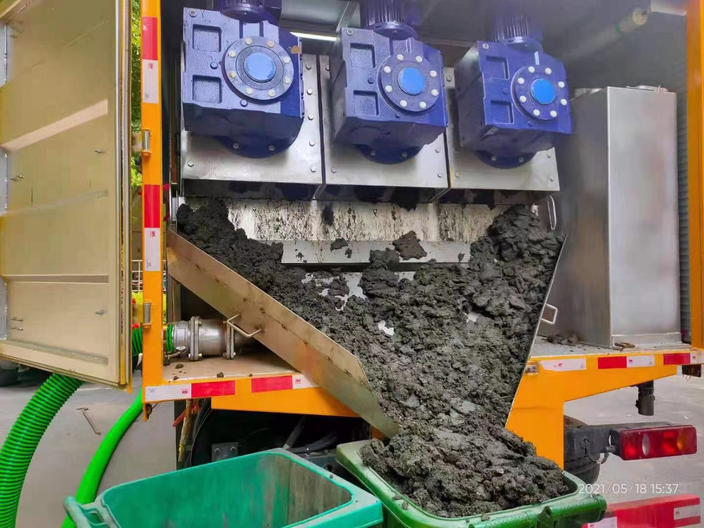 西吉化粪池清掏城市维护站-泥浆净化干湿分离处理